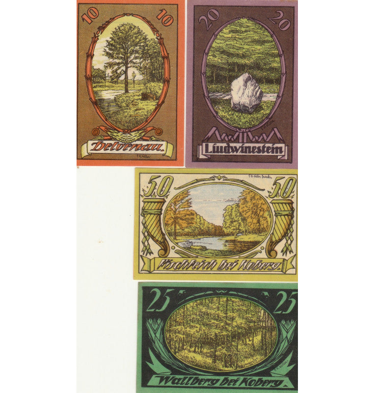 Alemania Set 4 Notgelds